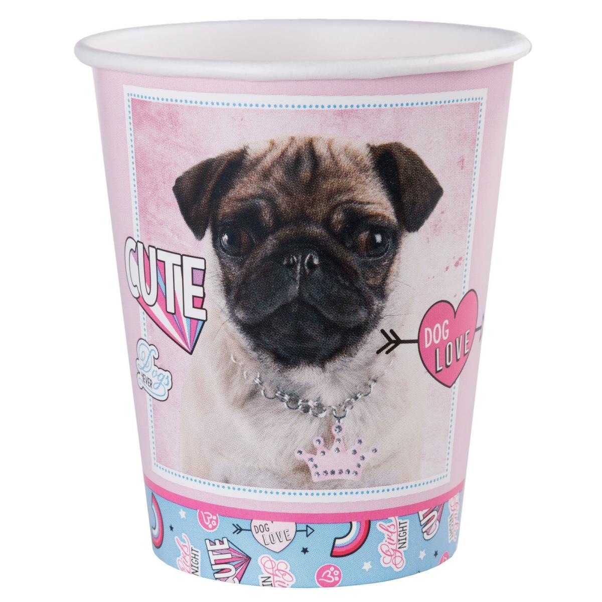 Picture of Birth9999 642288 9 oz Rachael Hale Dog Love Paper Cups - Pack of 48