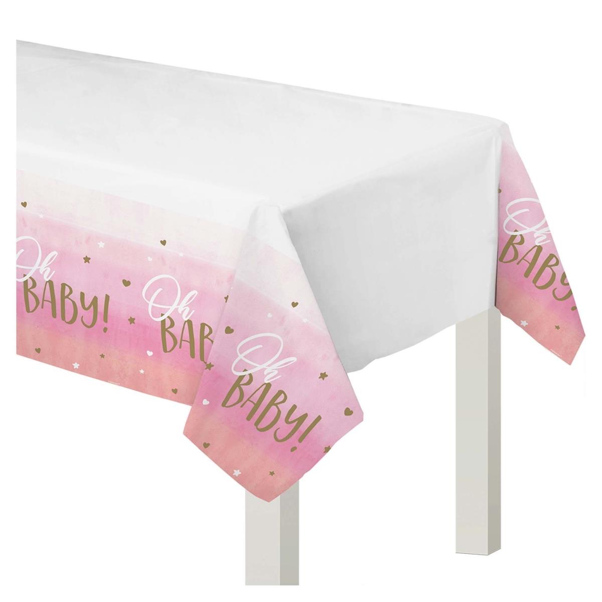 Picture of Amscan 644228 54 x 102 in. Hello World Girl Plastic Table Cover