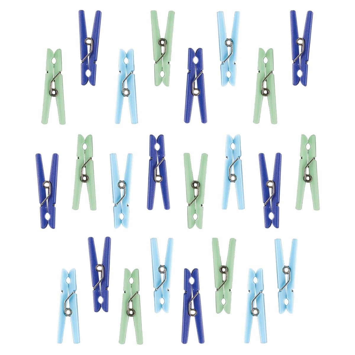 Picture of Amscan 644265 1.375 in. Blue Multi Baby Shower Clothespin Favors - Pack of 24