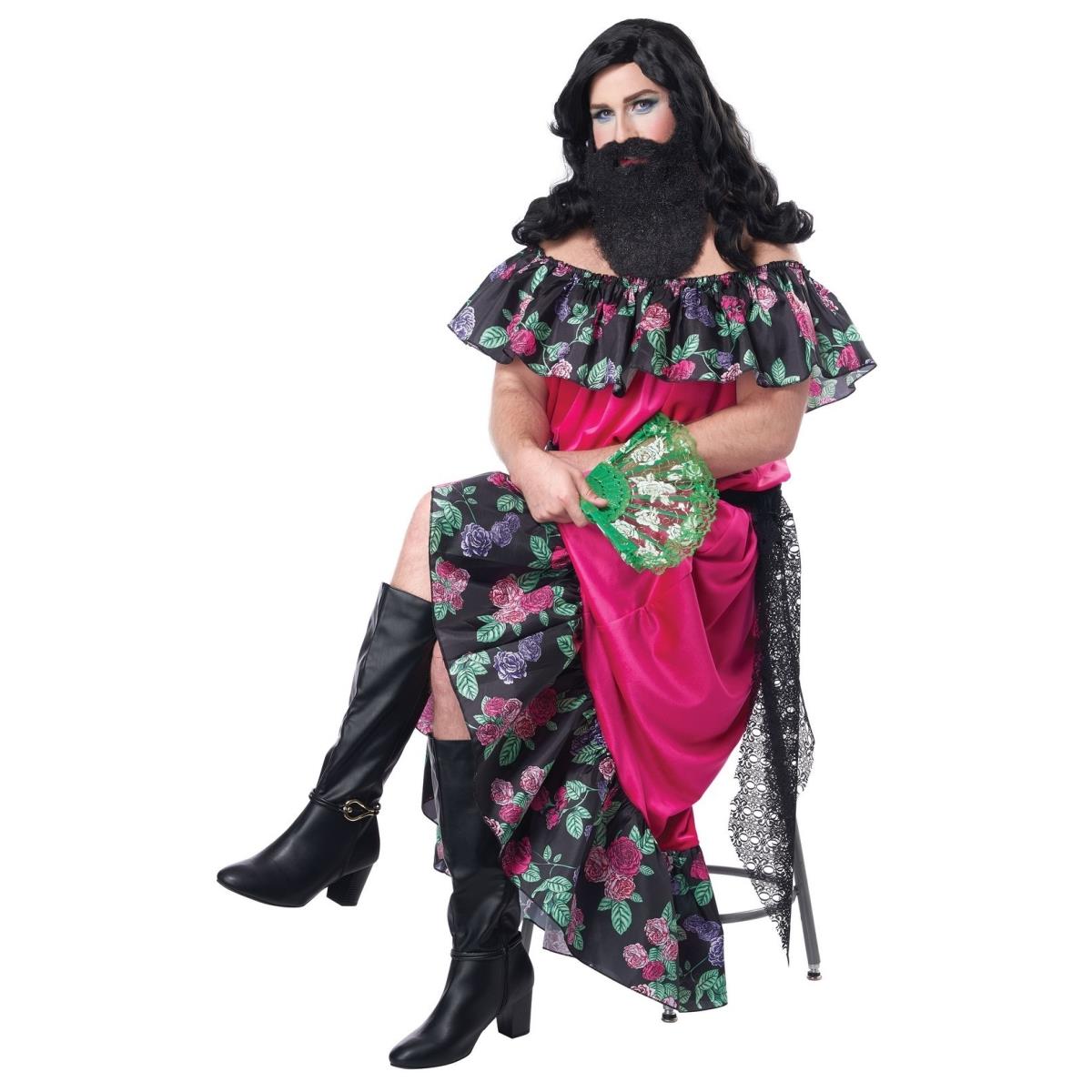 Picture of California Costume 641272 Adult The Bearded Lady Costume - Small & Medium