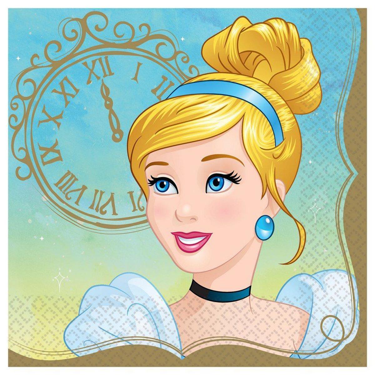 Picture of Amscan 622562 Cinderella Lunch Napkins - Pack of 16