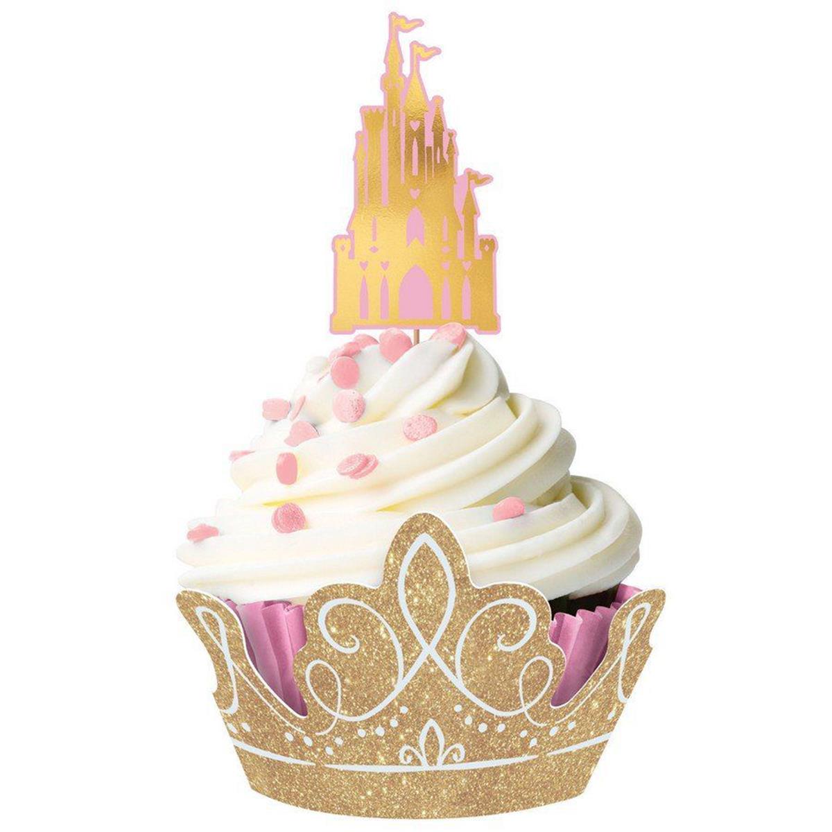 Picture of Amscan 622587 Once Upon A Time Glitter Cupcake Kit