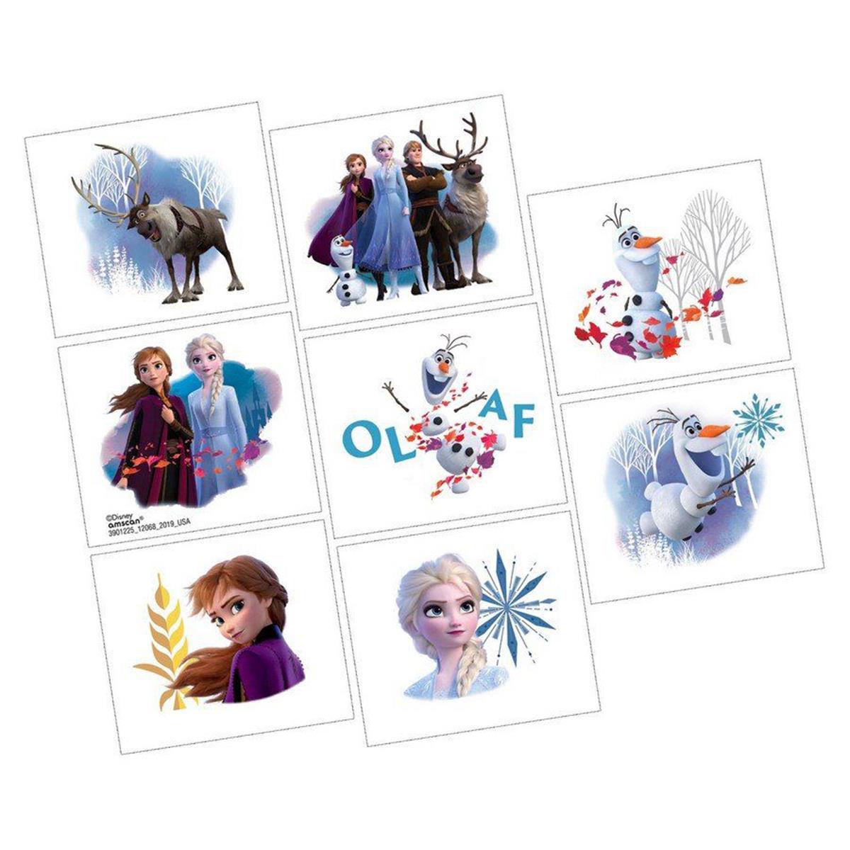 Picture of Amscan 622529 Frozen 2 Tattoo - Pack of 8