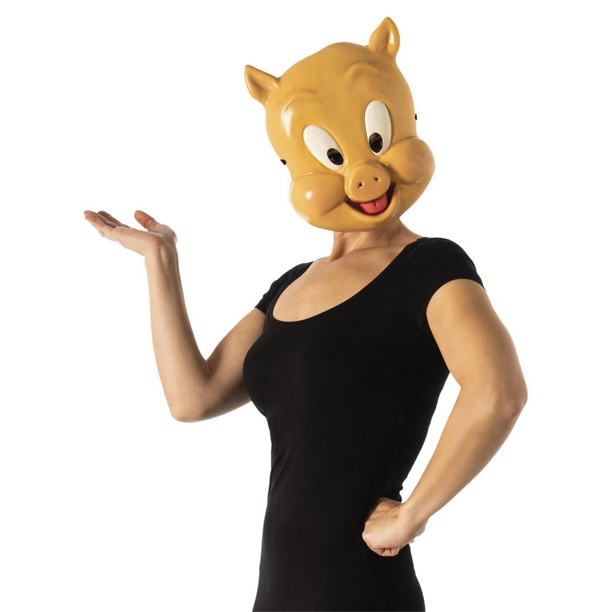 Picture of Rubies  656580 Space Jam A New Legacy Porky Pig Half Mask  Nominal Size