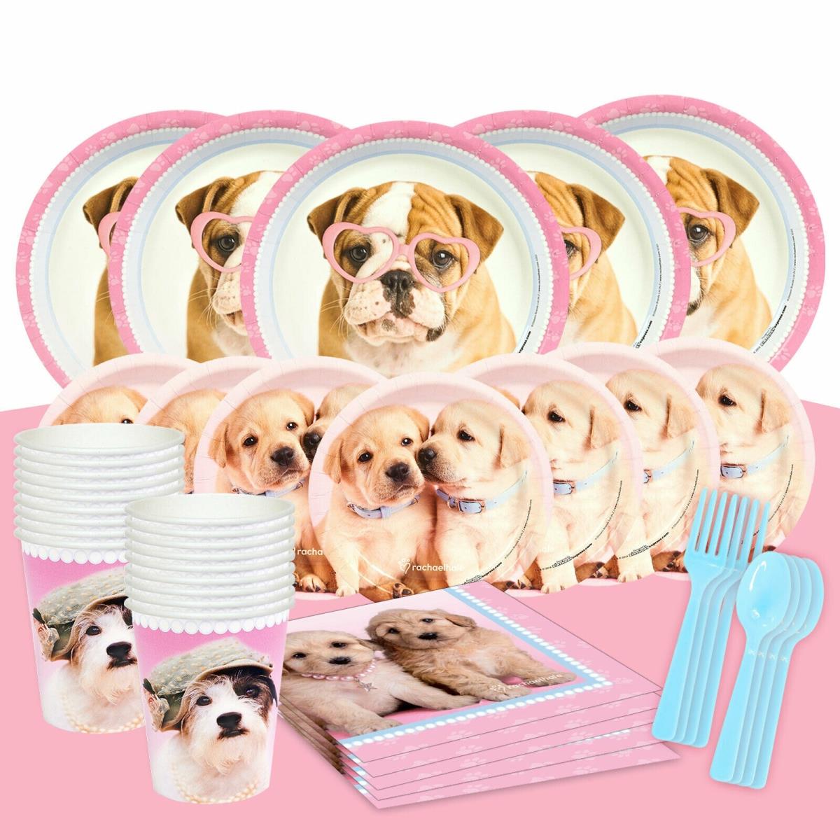 Picture of Birth9999 663021 Glamour Dogs Party Pack&#44; Pink - 24 Guests
