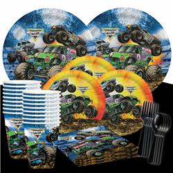 Picture of Birth9999 663054 Monster Jam Grave Digger Party Pack&#44; Multi Color - 16 Guests