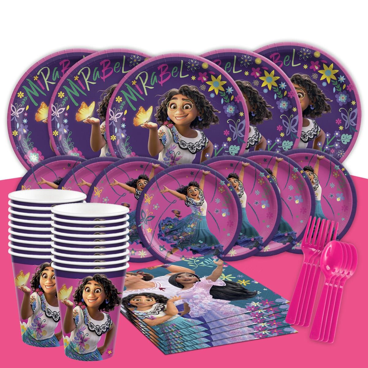 Picture of Birth9999 664684 Encanto Party Pack&#44; Multi Color - 24 Guests