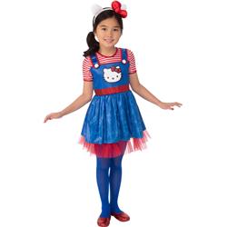 Picture of Ruby Slipper Sales 656683 Hello Kitty Classic Dress for Girls - Small