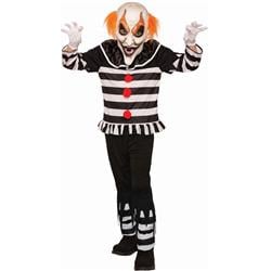 Picture of Rubies  620460 Evil Scary Clown Boys Child Sinister Circus Halloween Costume  Multi Color - Medium