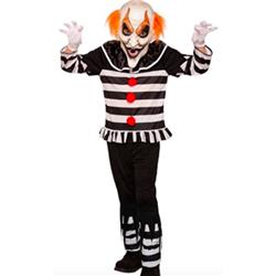 Picture of Rubies  620461 Evil Scary Clown Boys Child Sinister Circus Halloween Costume  Multi Color - Large