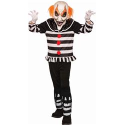 Picture of Rubies  620462 Evil Scary Clown Boys Child Sinister Circus Halloween Costume  Multi Color - Extra Large