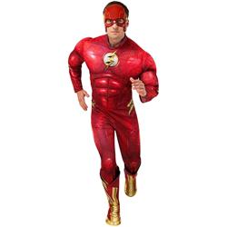 Picture of Ruby Slipper Sales 665400 The Flash Deluxe Mens Costume - Large