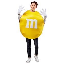 Picture of Rubies 672117 M&Ms Adult Unisex Costume&#44; Yellow - One Size