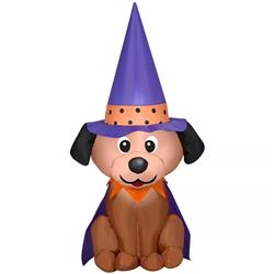 670576 4 ft. Airblown Inflatable Witch Dog