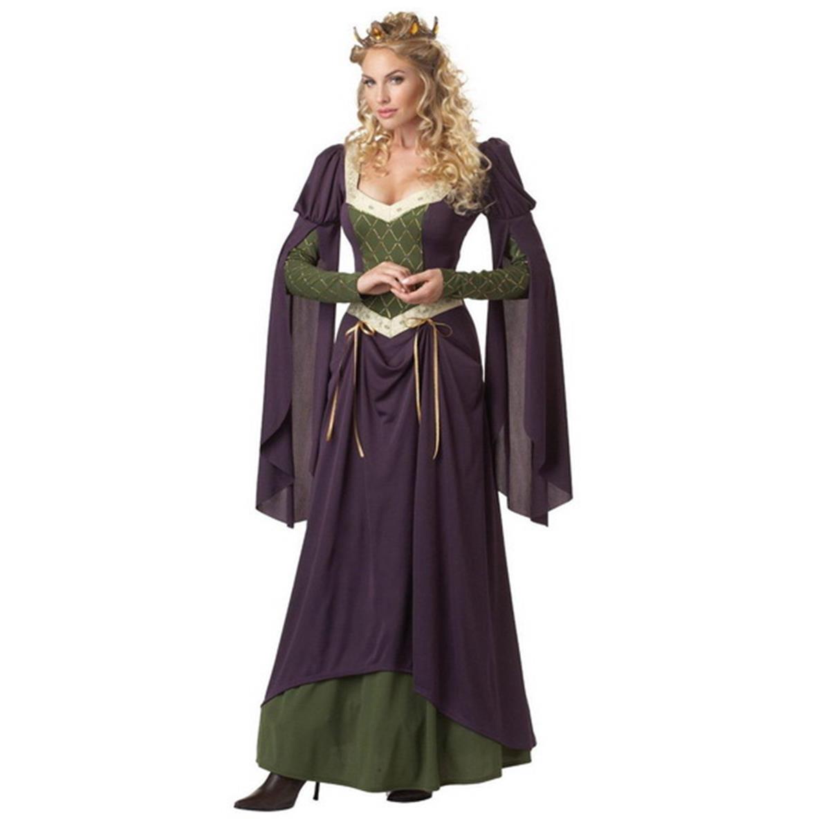 Picture of California Costumes 213106 Lady in Waiting Adult Costume - Dark Purple, Small