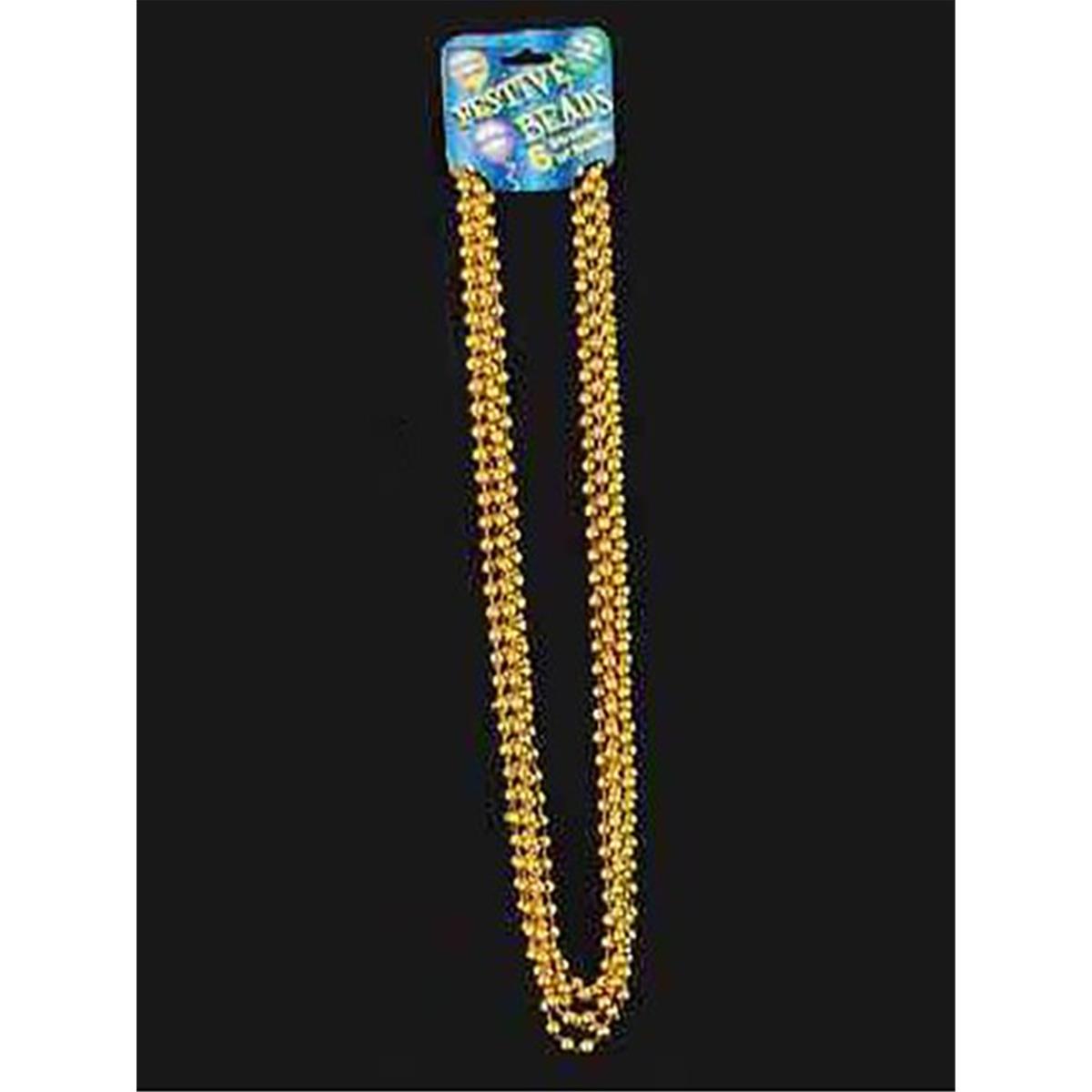 Picture of Buyseasons 283684 Metallic Gold Beads