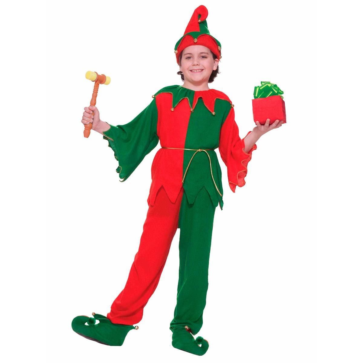 Picture of Forum Novelties Costumes 275398 Santas Elf Child Costume - Large
