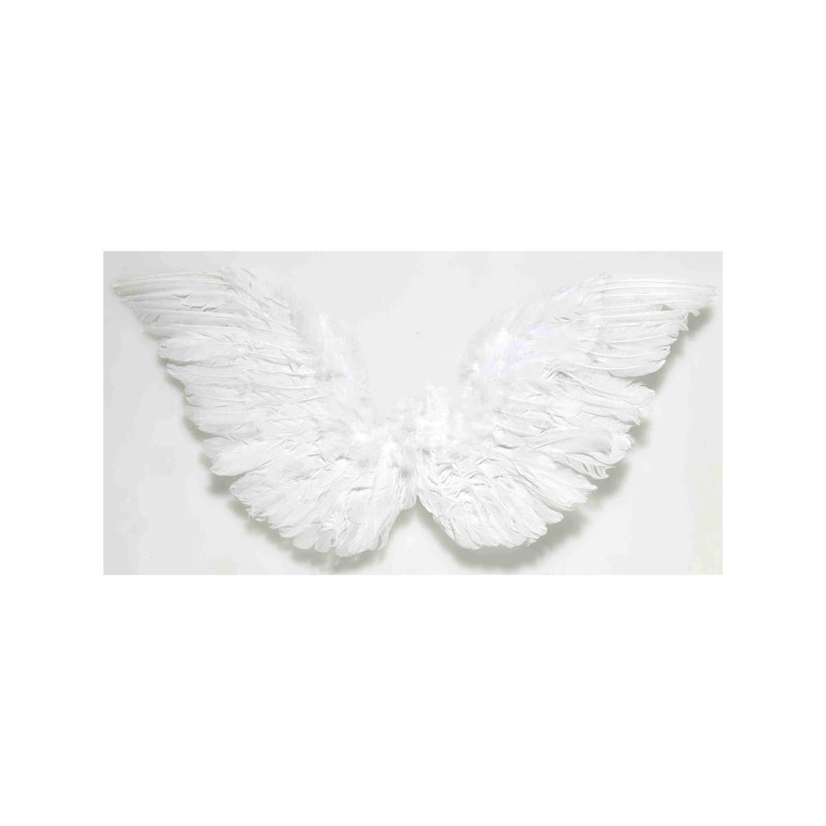Picture of Forum Novelties Costumes 270738 White Adult Small Angel Wings