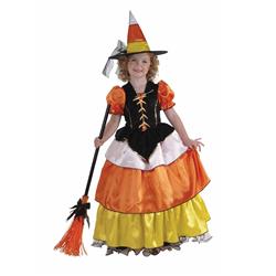 Picture of Forum Novelties Costumes 273656 Candy Corn Witch Child Costume - Small