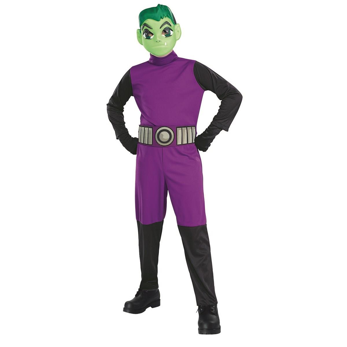 Picture of Rubies 279472 Polyester Teen Titan Go Movie Boys Beast Boy Costume, Small