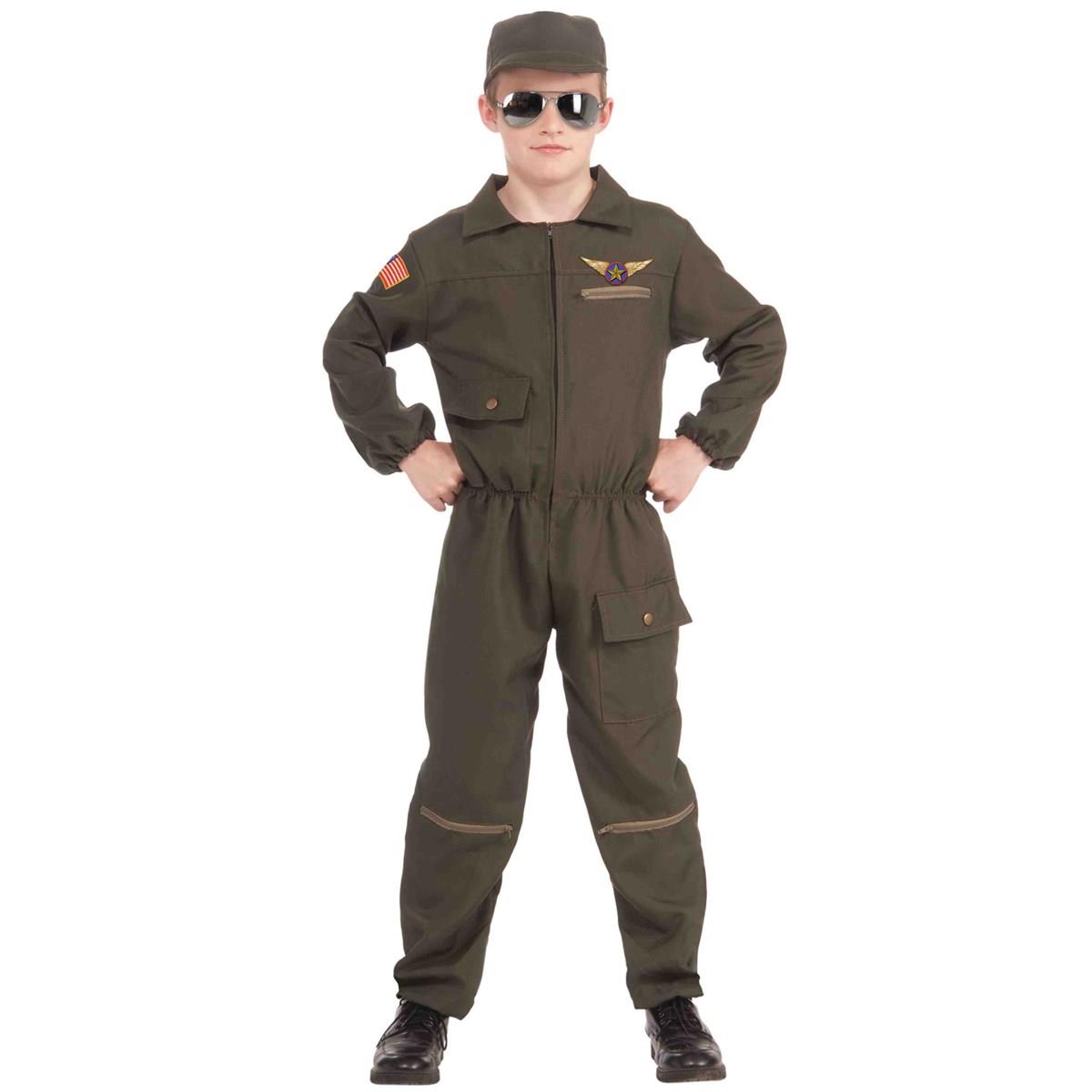 Picture of Forum Novelties Costumes 249628 Fighter Jet Pilot Child Costume - Small