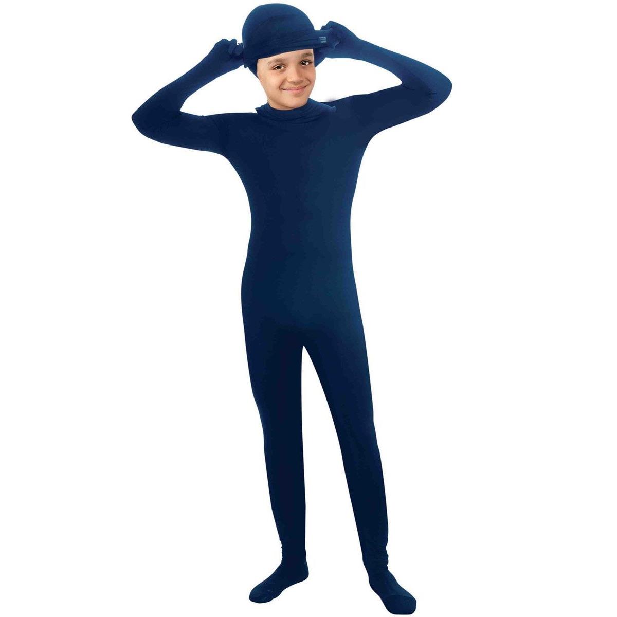 Picture of Buyseasons 283772 Blue Im Invisible Kids Skin Suit, Medium