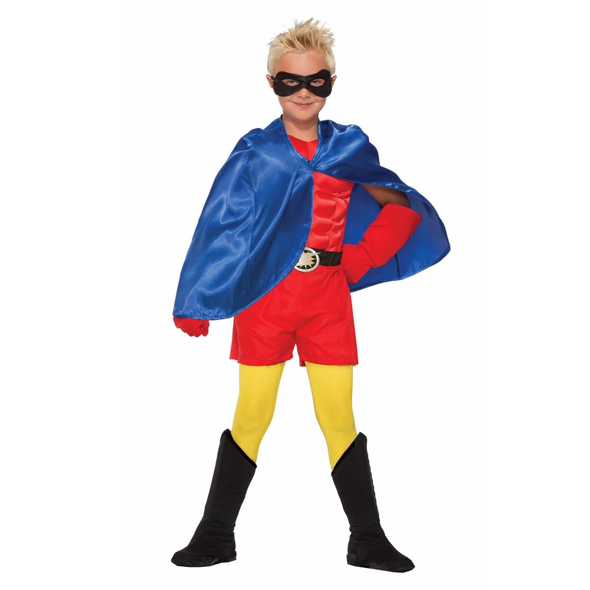 Picture of Buyseasons 283766 Halloween Childrens Super Hero Cape Blue - One Size