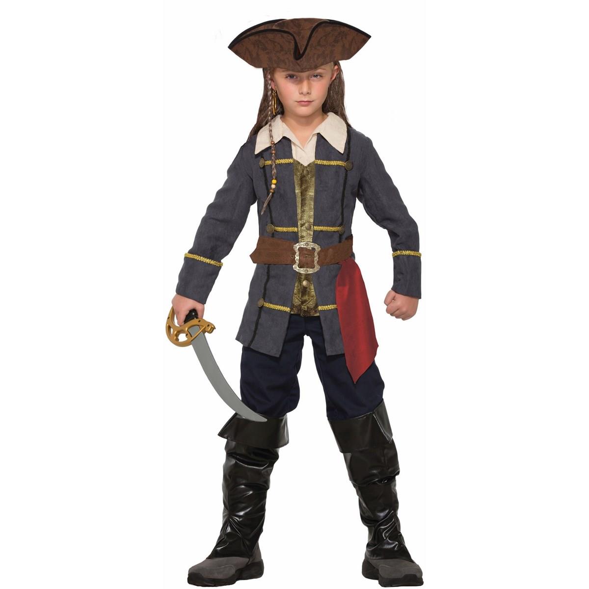 Picture of Forum Novelties 277305 Halloween Boys Captain Cutlass Pirate Costume - Small