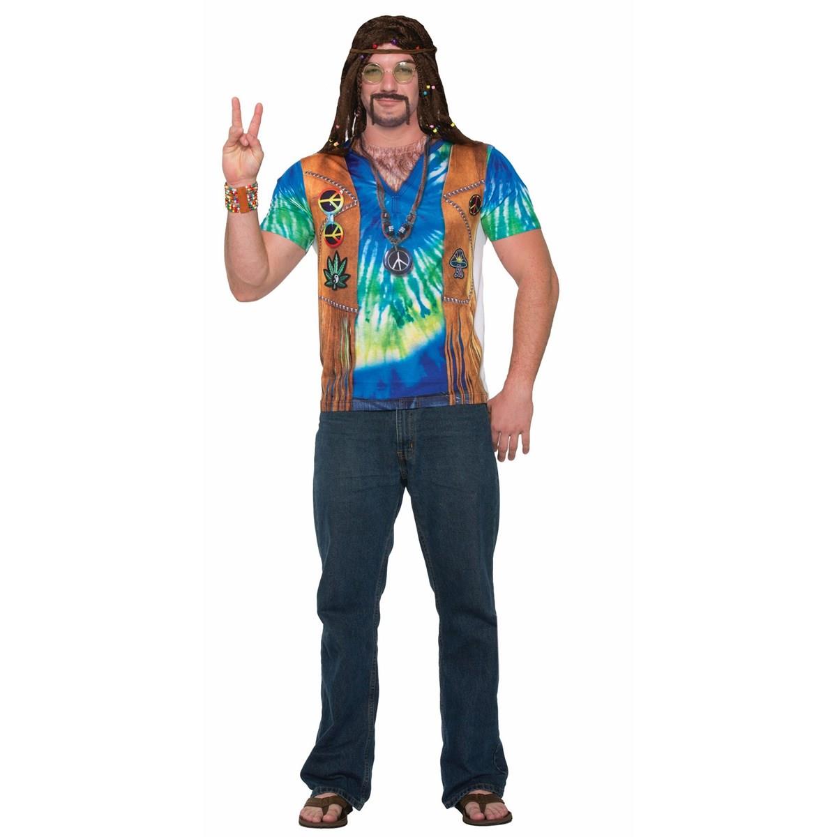 Picture of Forum Novelties 277307 Halloween Mens Hippie Man Costume - Standard