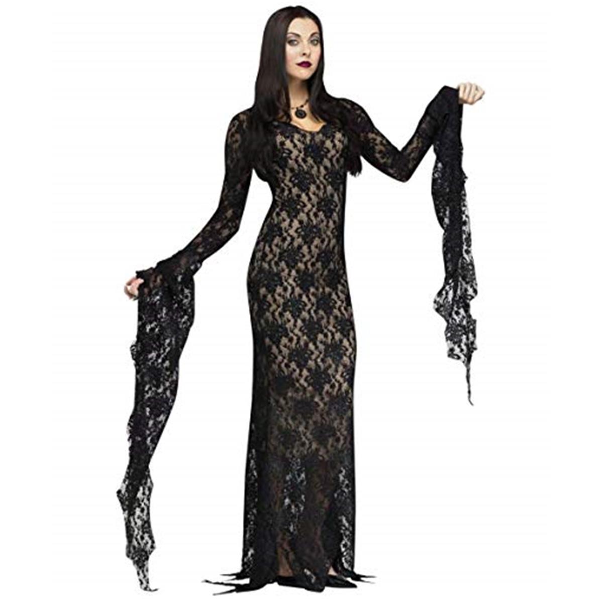 Picture of Rubies 279531 Halloween Womens Miss Darkness Costume - Small