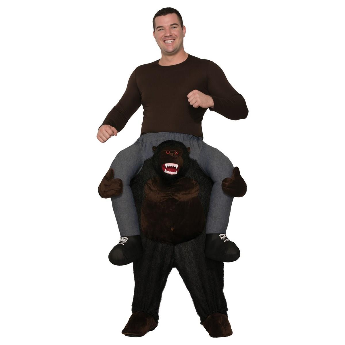 Picture of Forum Novelties 277367 Halloween Adult Ride On Gorilla Costume - One Size