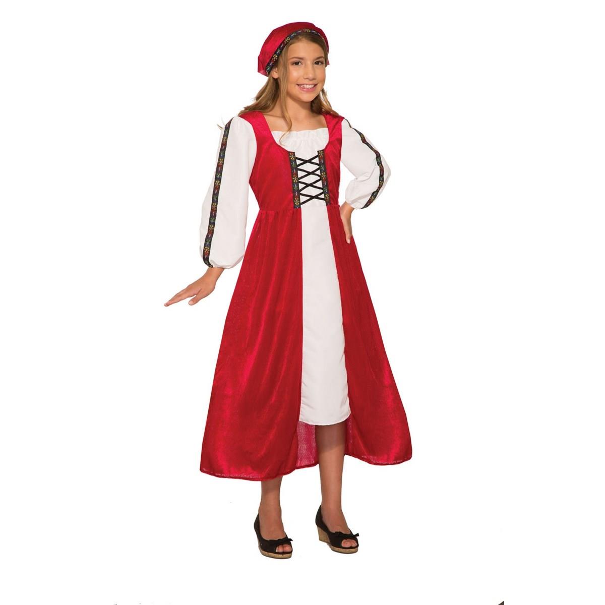 Picture of Forum Novelties 277425 Halloween Girls Renaissance Faire Girl Costume - Large