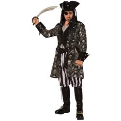 Picture of Forum Novelties 277562 Halloween Mens Captain Sterling Blackskull Costume - Standard