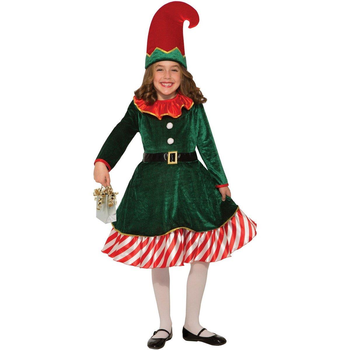 Picture of Forum Novelties 277563 Halloween Kids Santas Little Elf Costume - Large