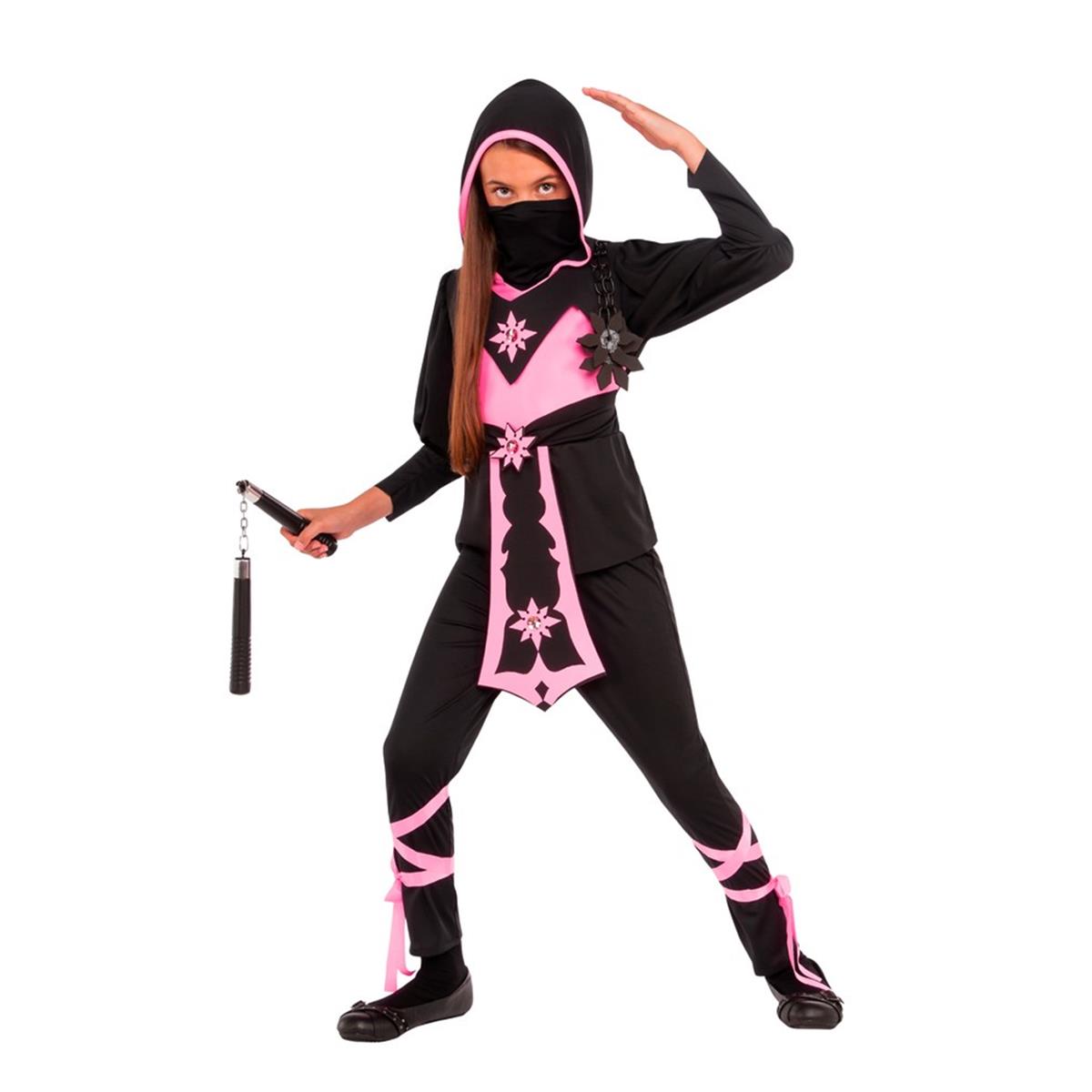 Picture of Rubies 274065 Pink Crystal Ninja Child Costume - Large