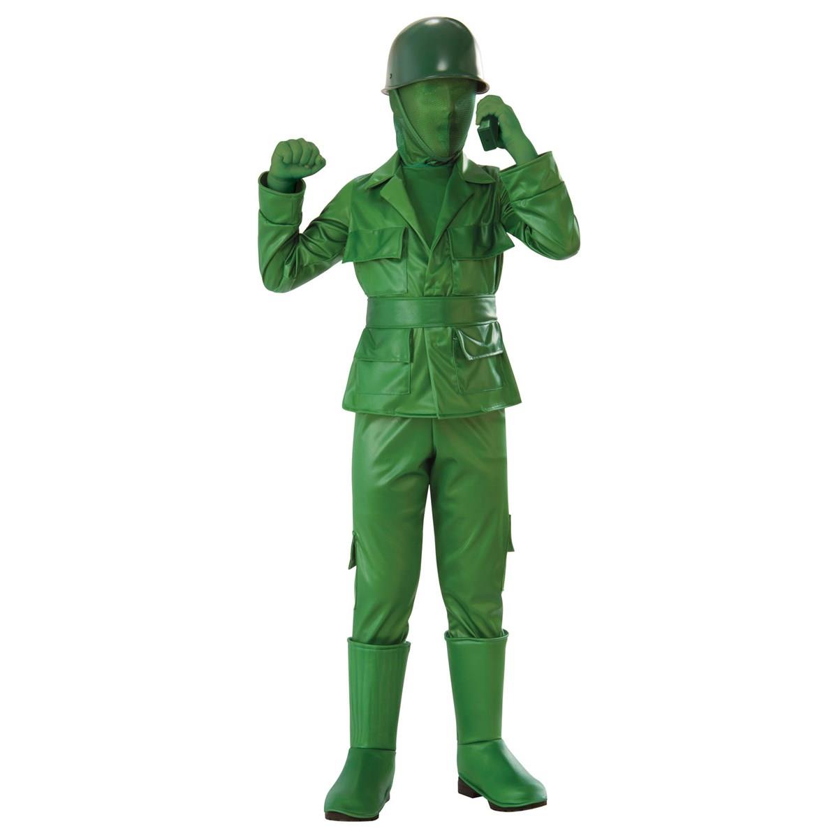 Boys Green Army Boy Costume