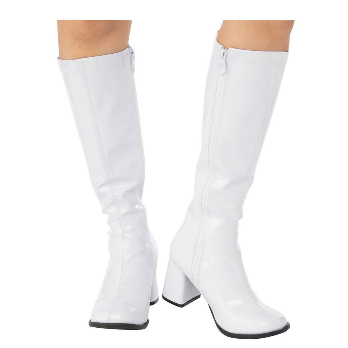 Picture of Rubies 278359 Adult GoGo Boot - White&#44; Size 6