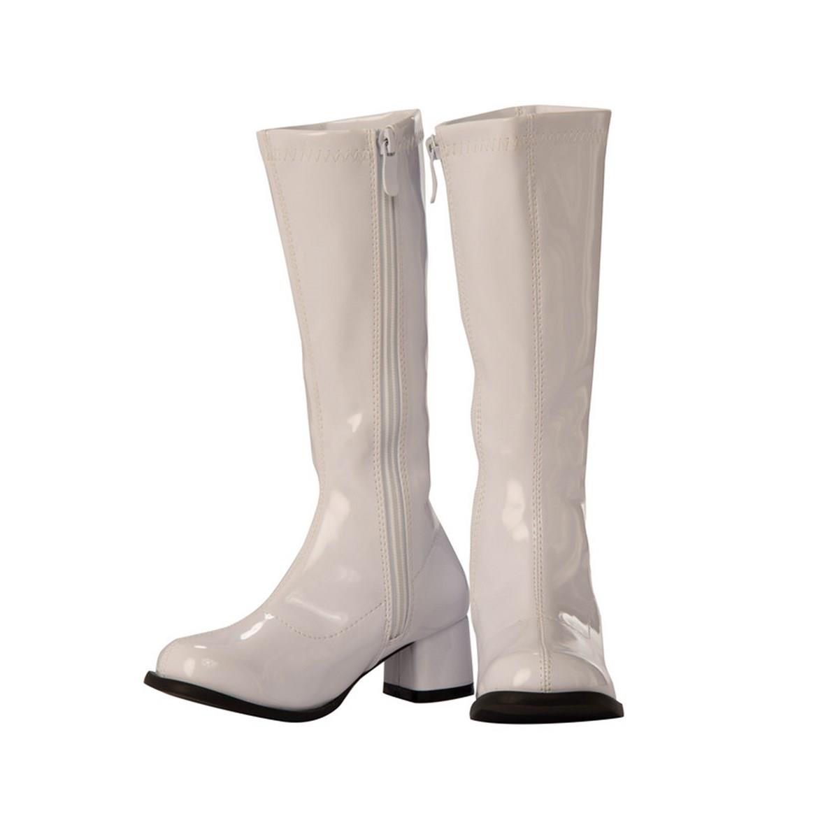 Picture of Rubies 278363 Child GoGo Boot - White&#44; Size 11-12