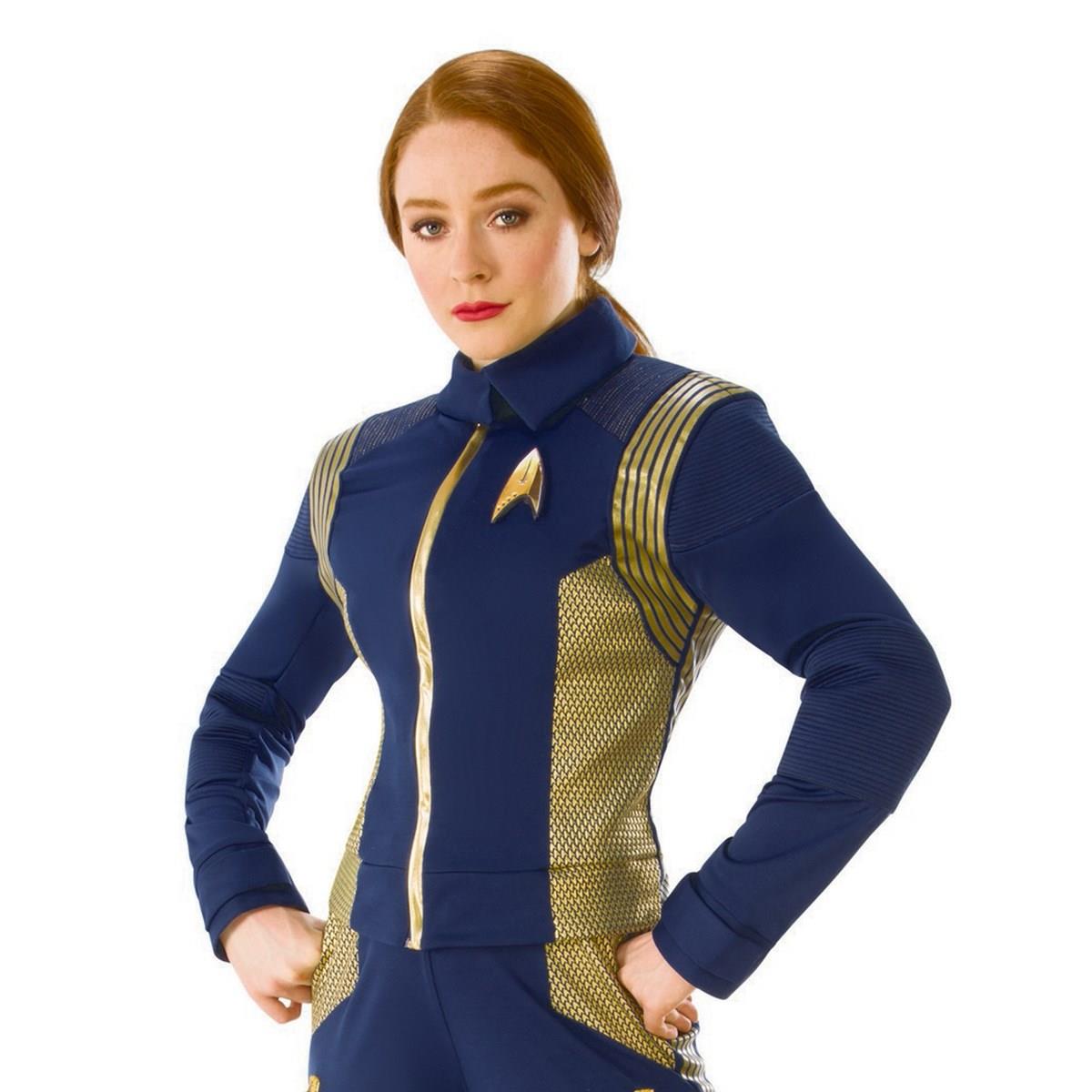 Picture of Rubies 279834 Star Trek Discovery Womens Gold Command Uniform&#44; Small