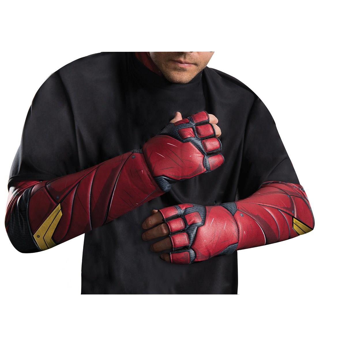 Picture of Rubies 249224 Justice League Movie - Flash Gloves-Adult - One Size