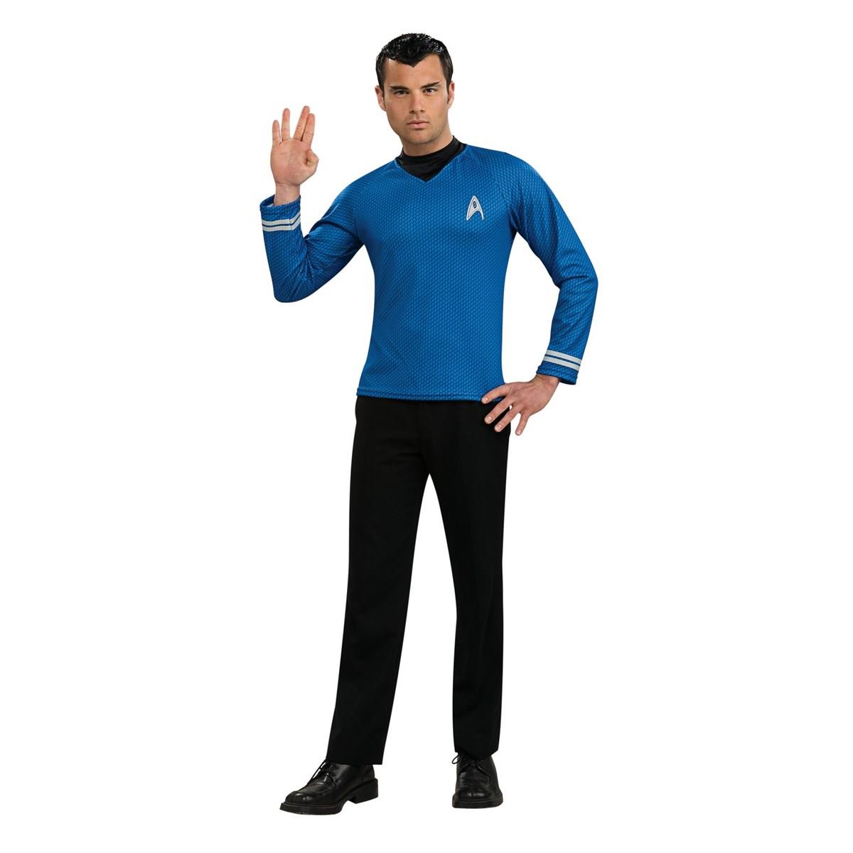 Picture of Rubies Costumes 284321 Star Trek Movie 2009 Blue Shirt Adult Costume - Small