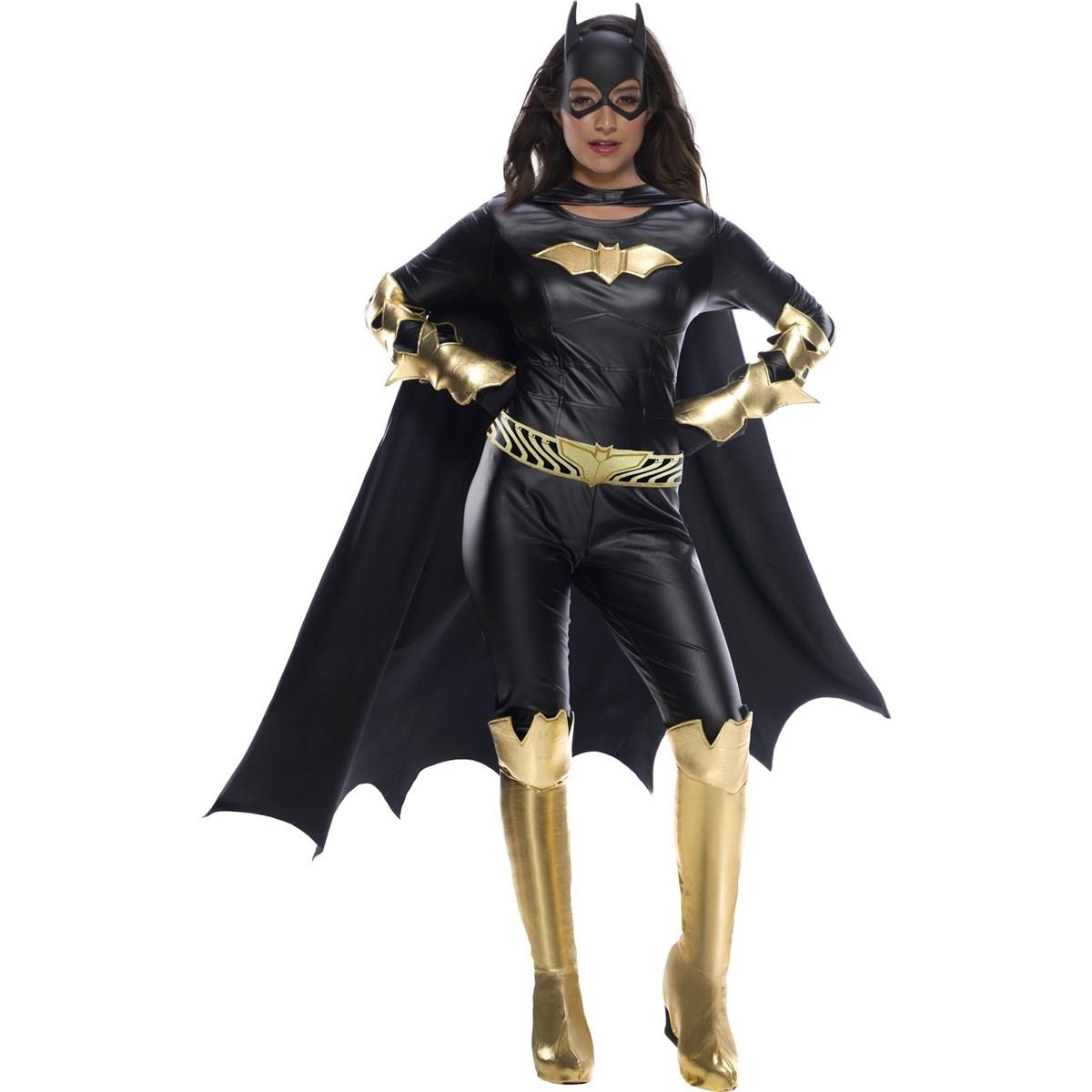 Picture of Charades Costumes 276891 Halloween Womens Batgirl Jumpsuit - Extra Small