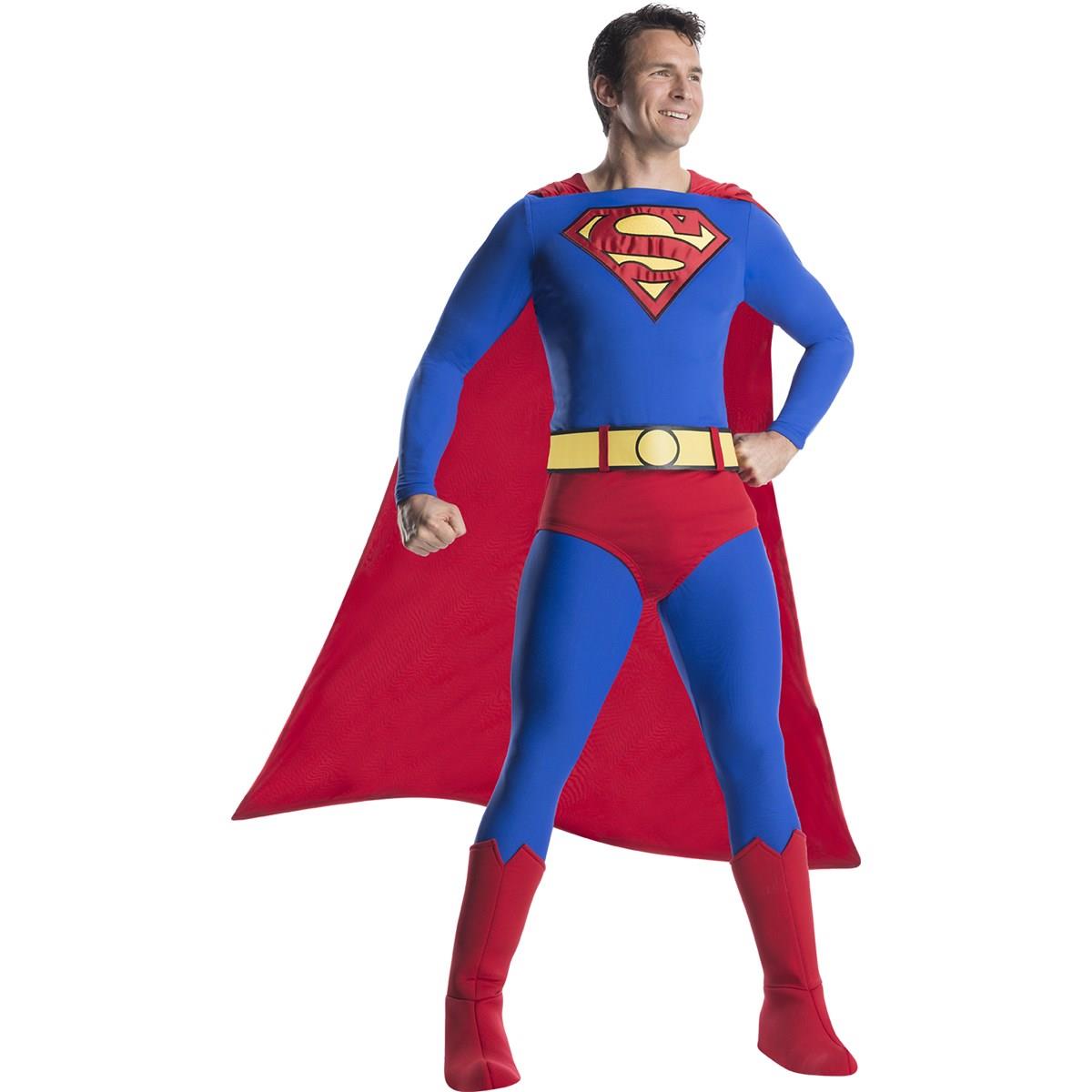 Picture of Charades Costumes 276852 Halloween Mens Superman Costume - Extra Large