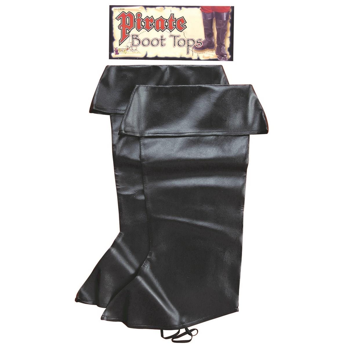 Picture of Rubies  276942 Halloween Deluxe Vinyl Boot Tops - Nominal Size