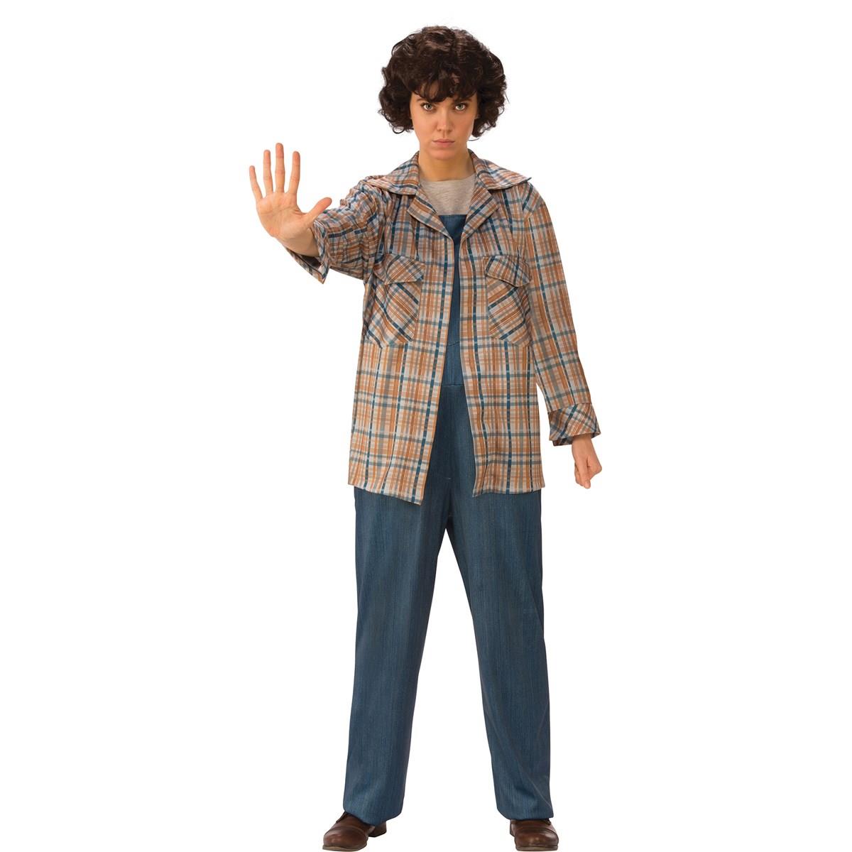 Picture of Rubies 279286 Halloween Stranger Things-Womens Elevens Plaid Shirt - Large