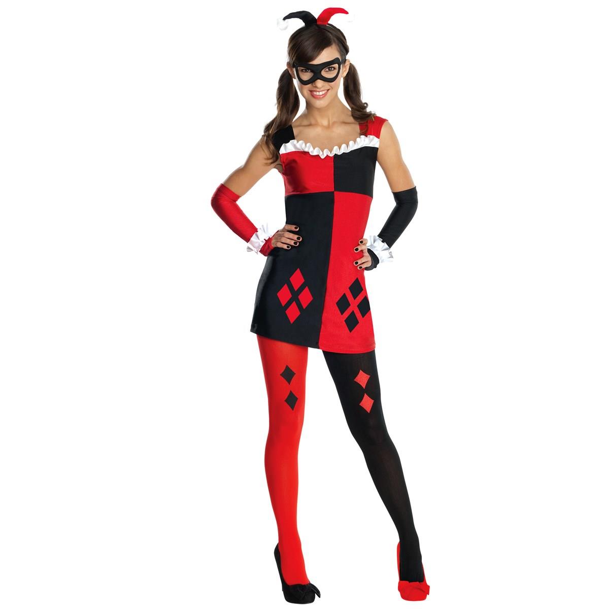 Picture of Rubies Costumes 273775 DC Comics Harley Quinn Tween Costume - Small