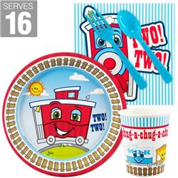 Picture of Buyseasons 267556 Two-Two Train 2nd Birthday Snack Pack - Pack of 16