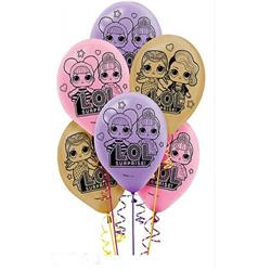 Picture of Amscan 301517 LOL Surprise 12 in. Latex Balloons - 6 Piece