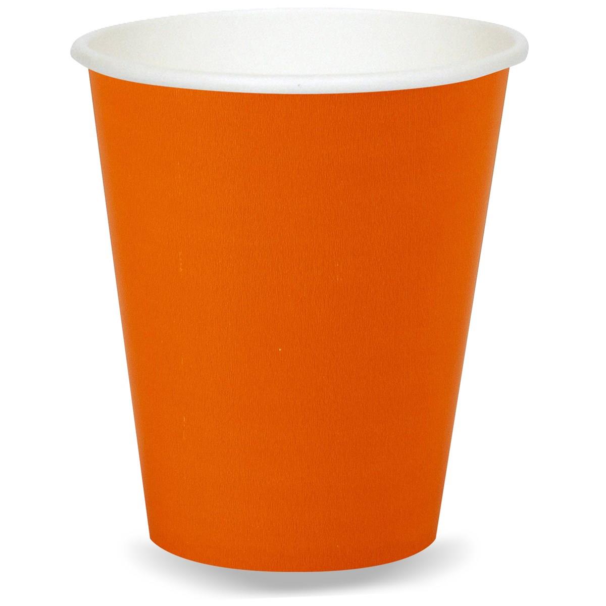 Picture of Birth5000 258961 9 oz Cup&#44; Orange - 8 Piece