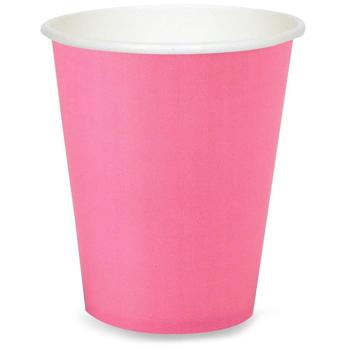 Picture of Birth5000 258964 9 oz Cup&#44; Hot Pink - 8 Piece